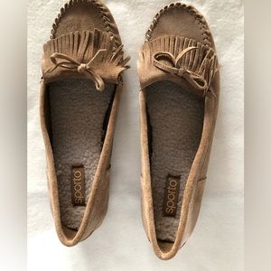 Genuine suede moccasin by Sporto